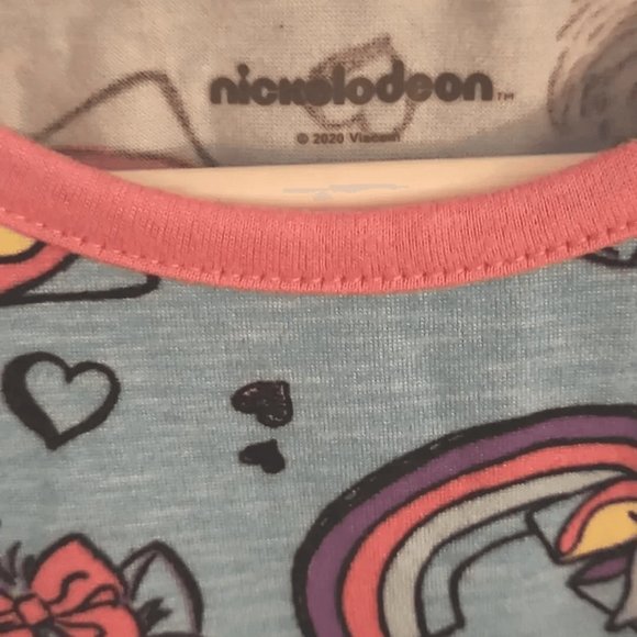 Blue JoJo Siwa dress, adorned with a delightful print size 6/6x - Picture 2 of 3